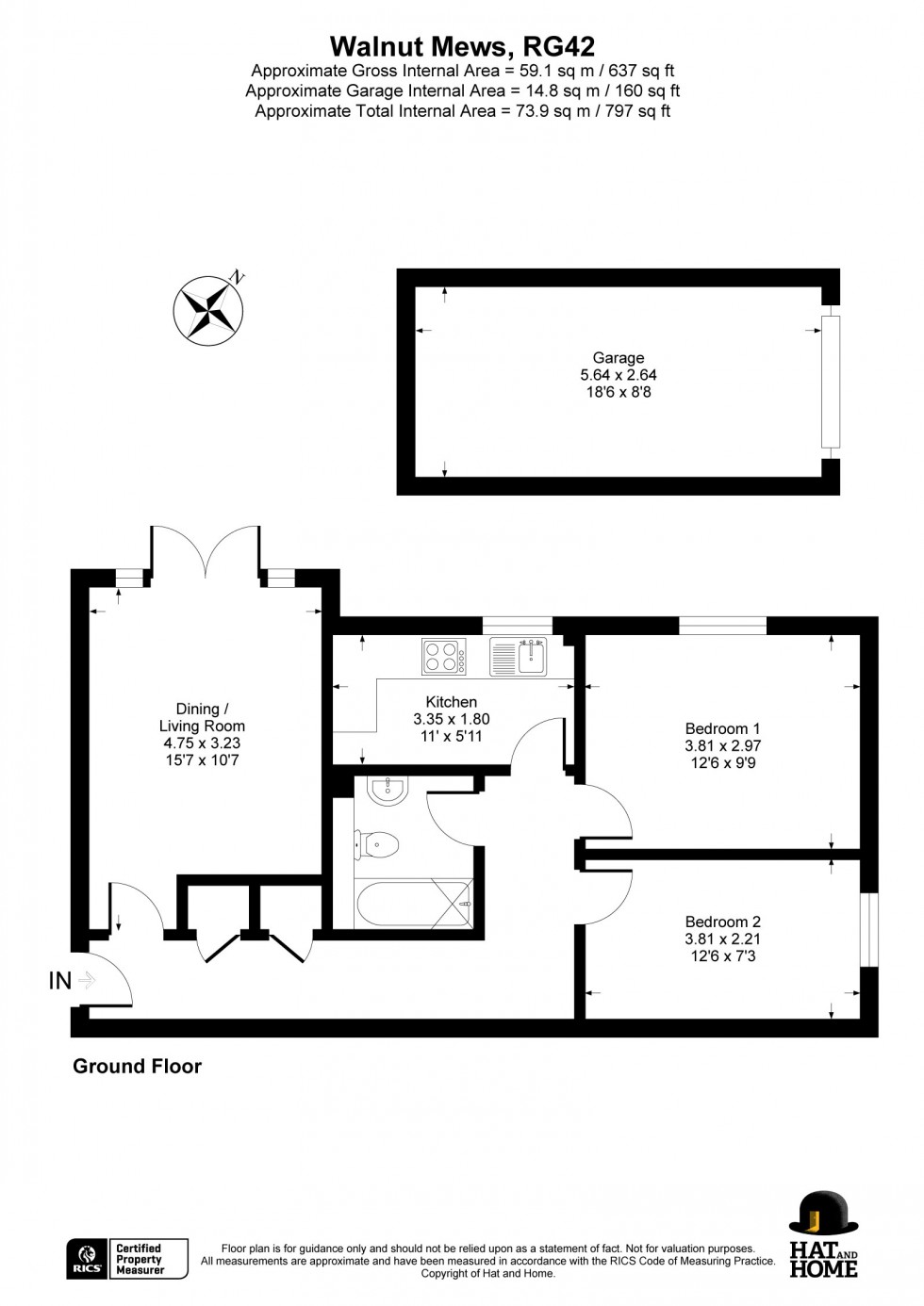 Floorplan for Bracknell, Berkshire