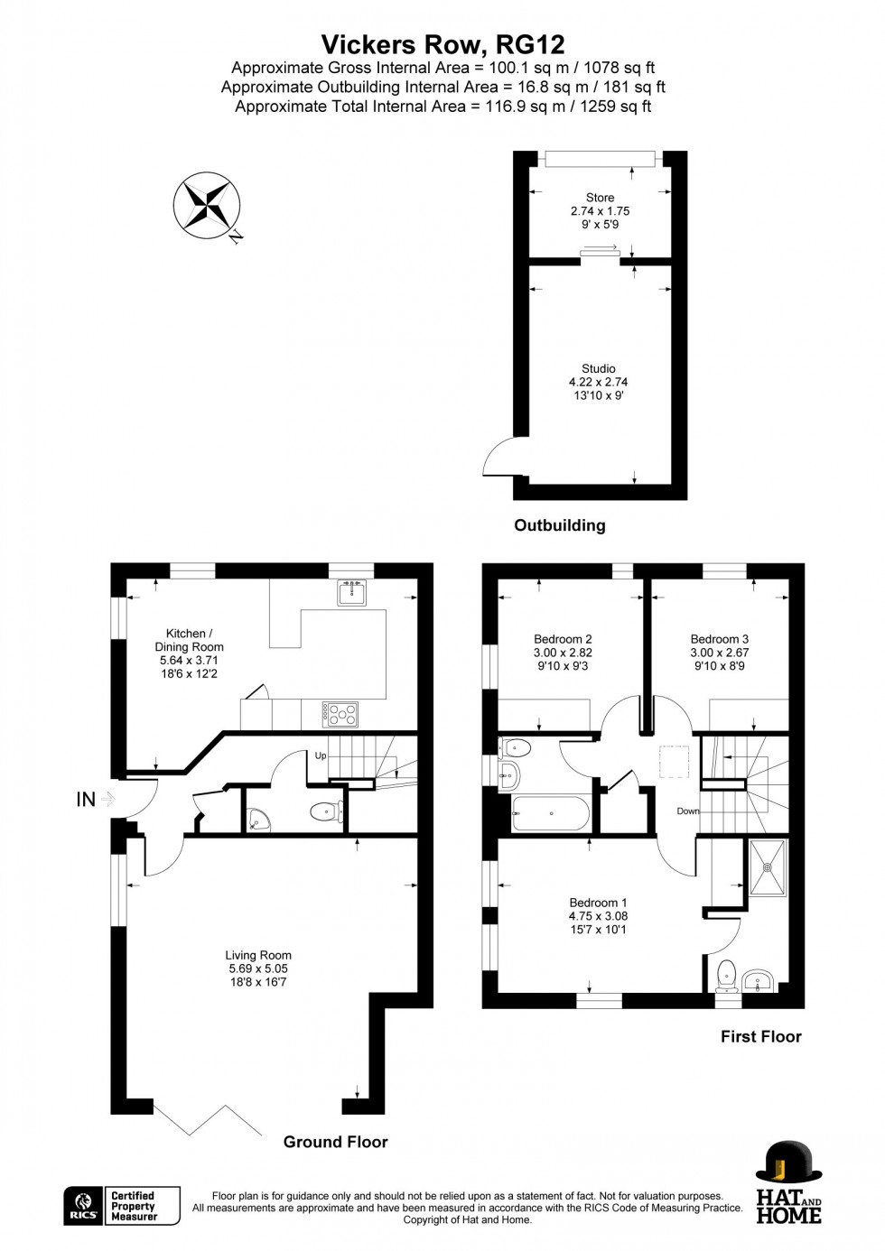 Floorplan for Bracknell, Berkshire
