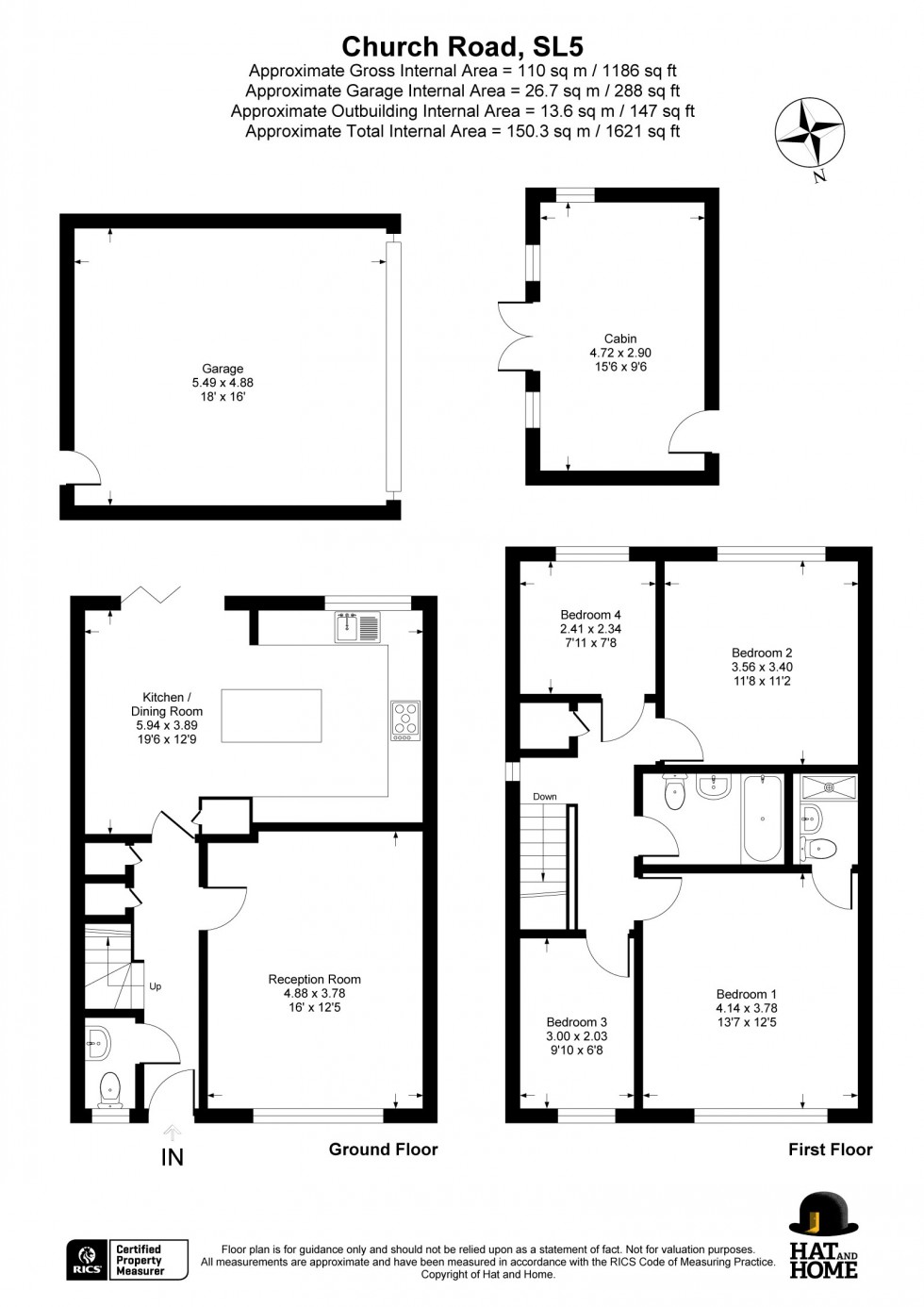 Floorplan for Chavey Down, Ascot, Berkshire