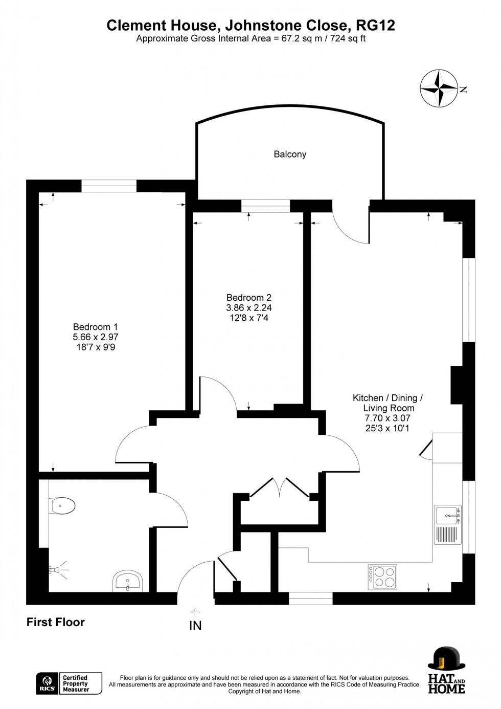 Floorplan for Bracknell, Berkshire