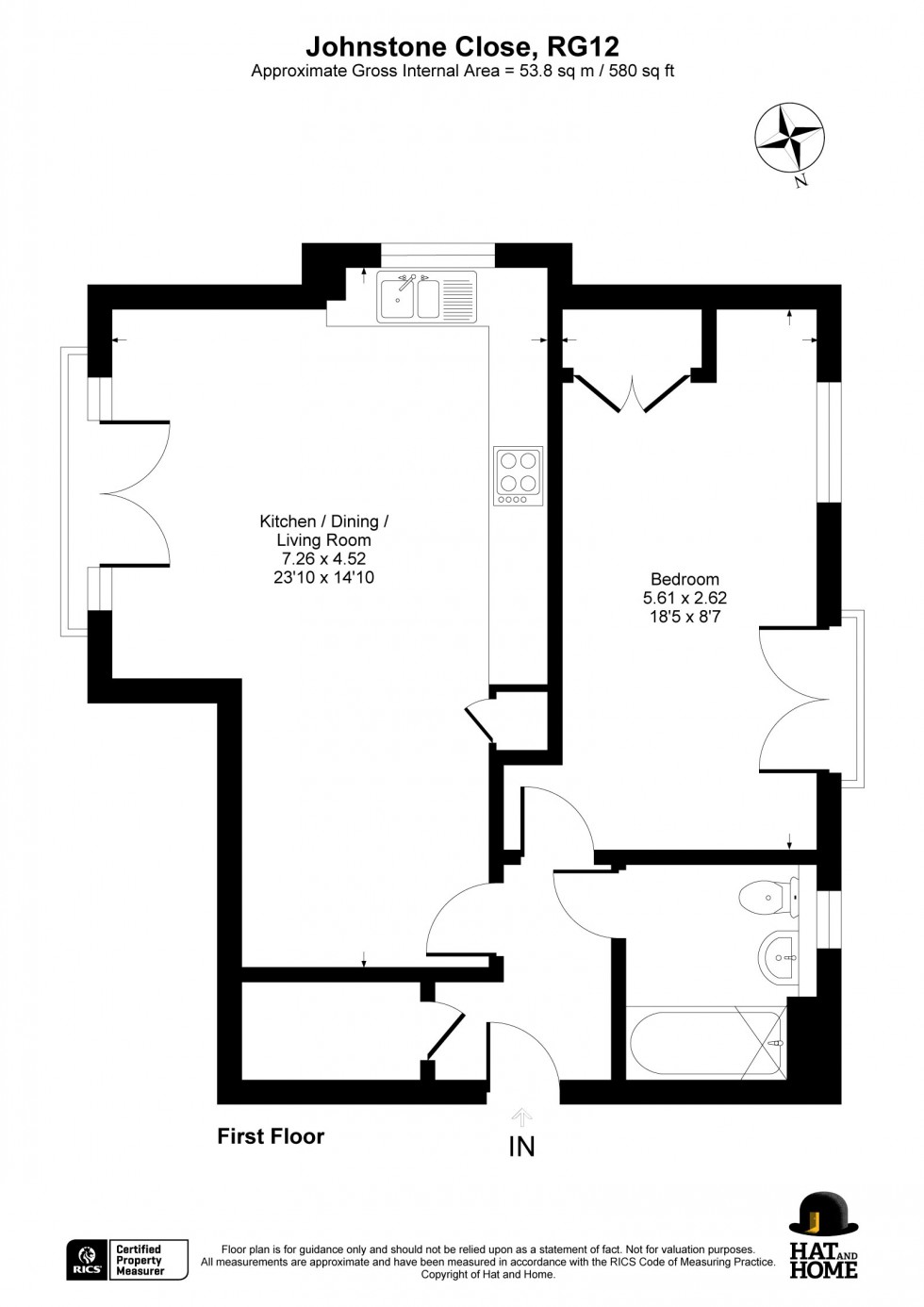 Floorplan for Bracknell, Berkshire