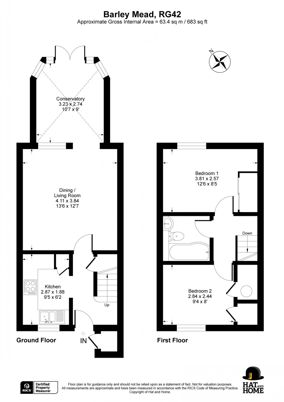 Floorplan for Warfield, Bracknell, Berkshire