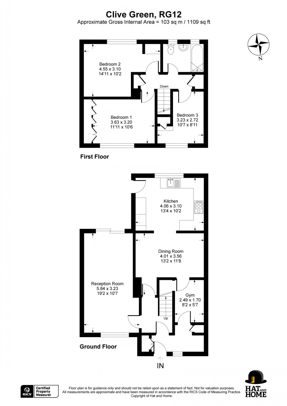 Floorplan for Bracknell, Berkshire