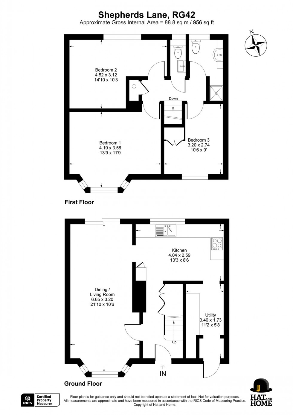 Floorplan for Bracknell, Berkshire