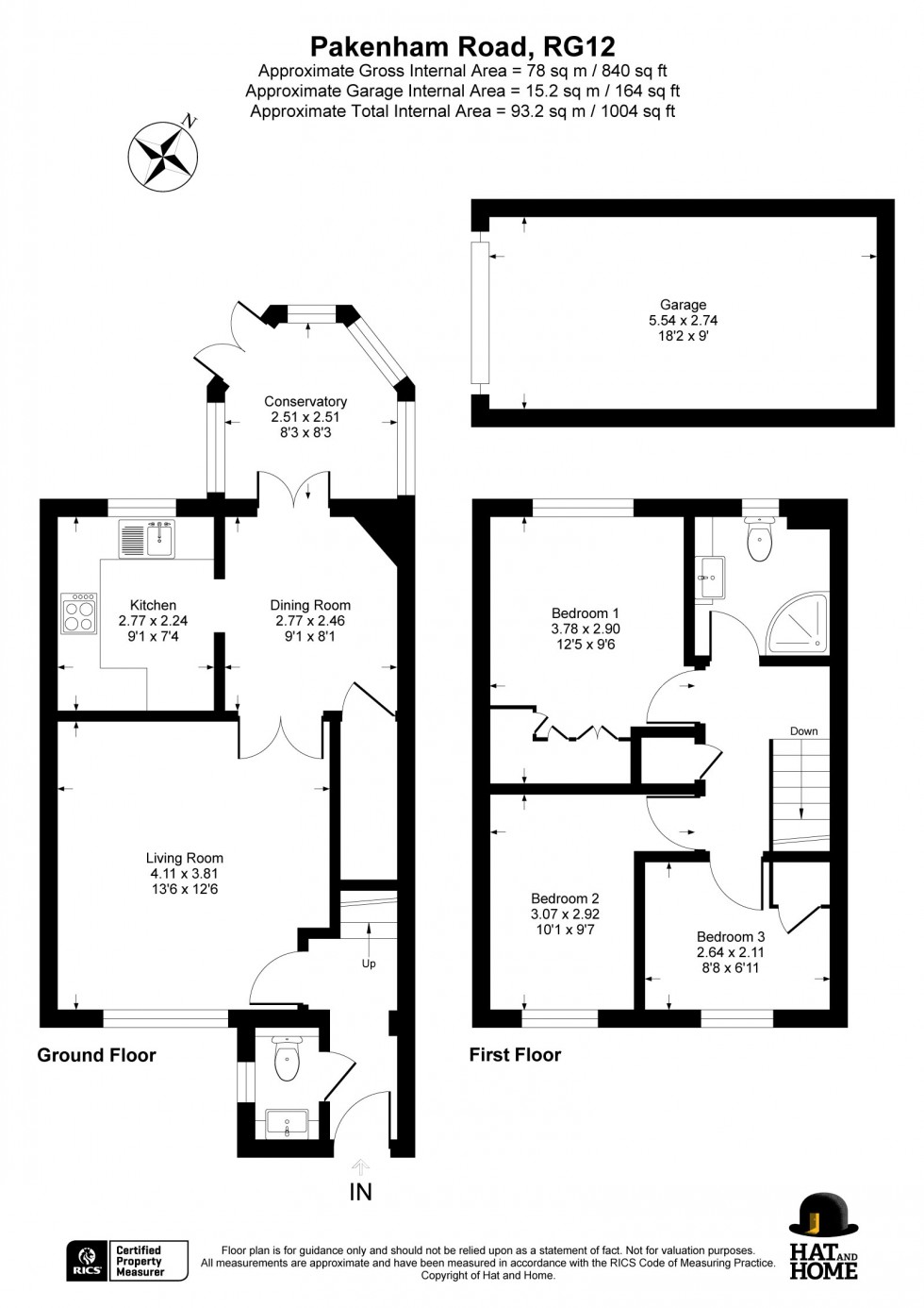 Floorplan for Bracknell, Berkshire