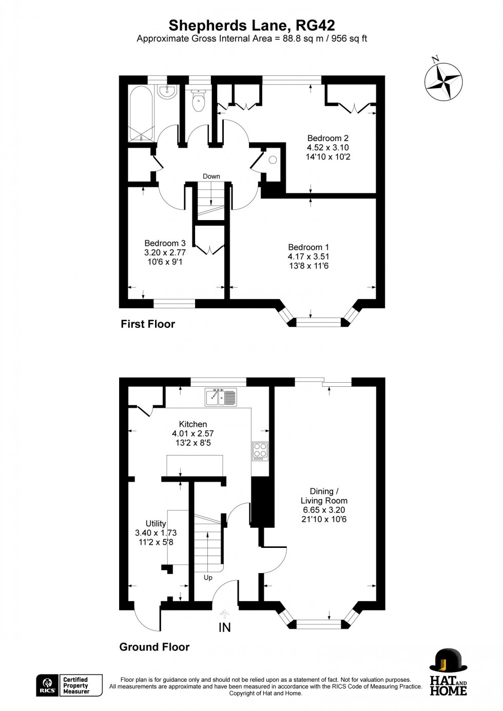 Floorplan for Bracknell, Berkshire