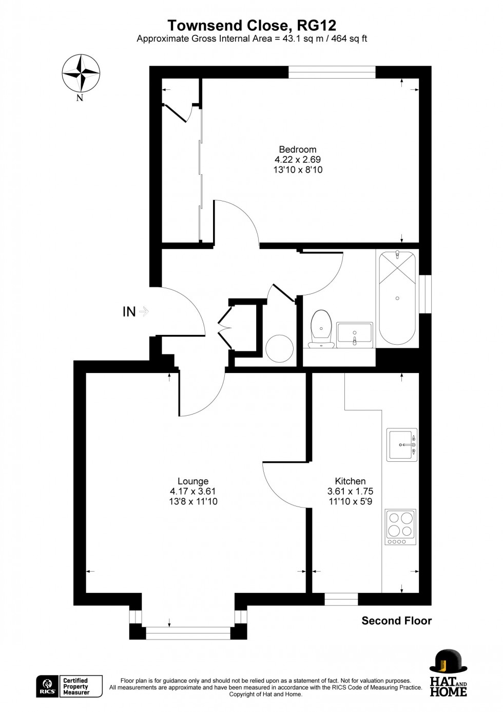 Floorplan for Bracknell, Berkshire