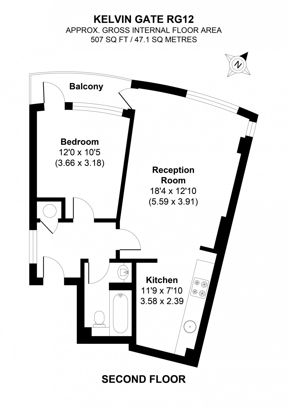 Floorplan for Bracknell, Berkshire