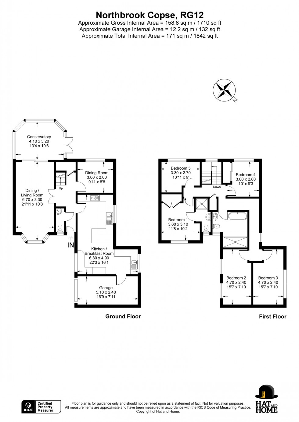 Floorplan for Bracknell, Berkshire