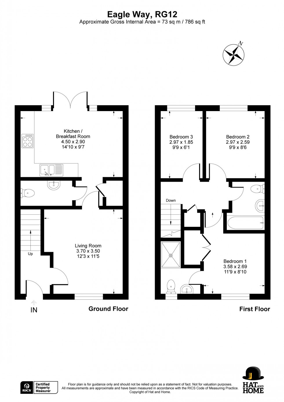 Floorplan for Bracknell, Berkshire