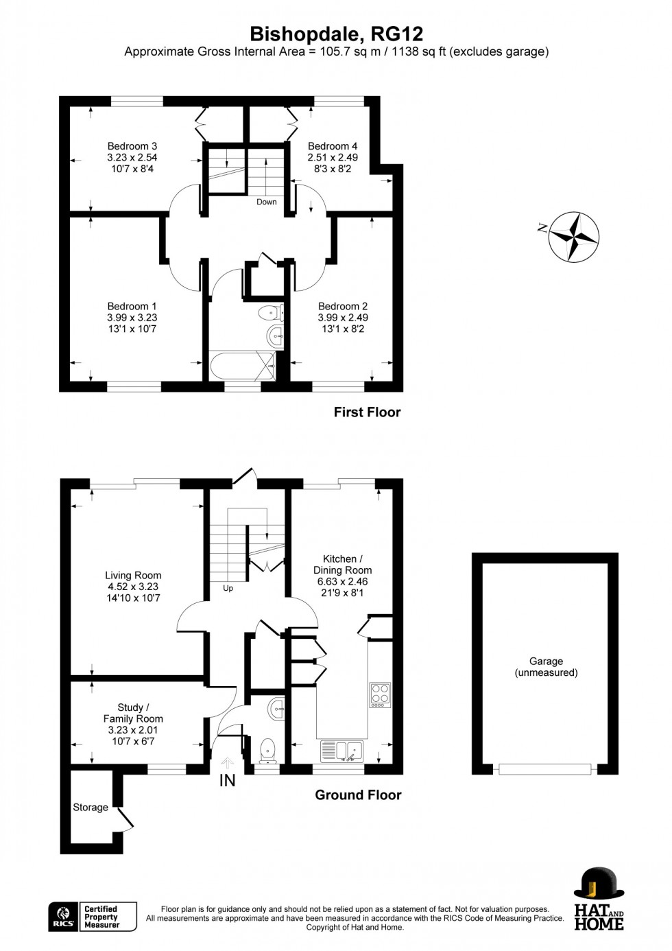 Floorplan for Bracknell, Berkshire