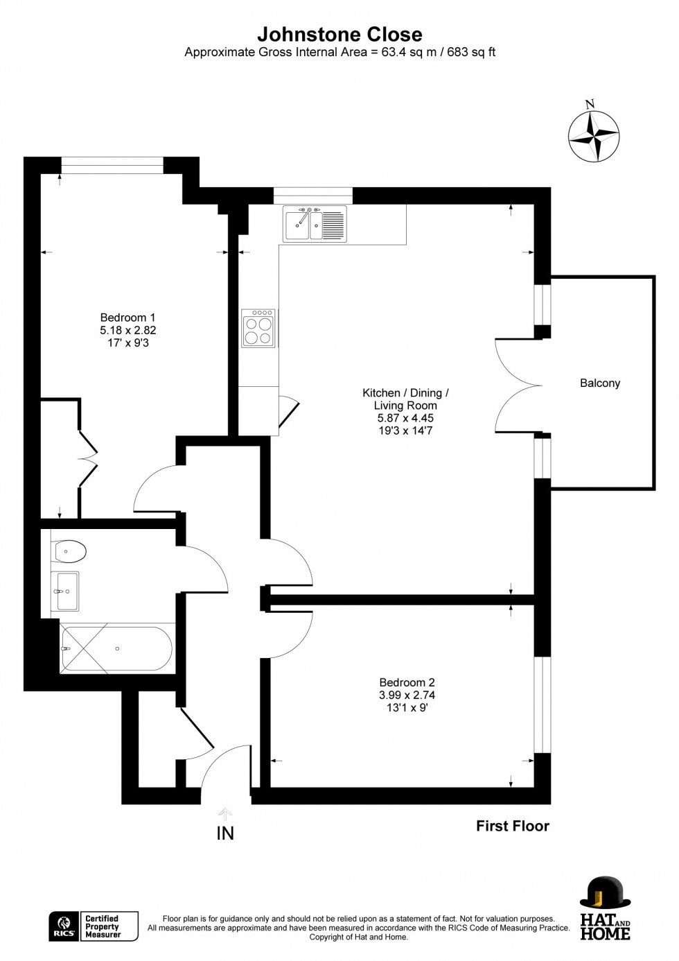 Floorplan for Bracknell, Berkshire