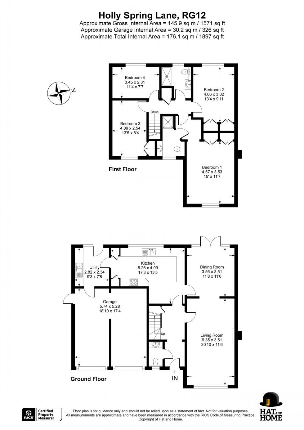 Floorplan for Bracknell, Berkshire