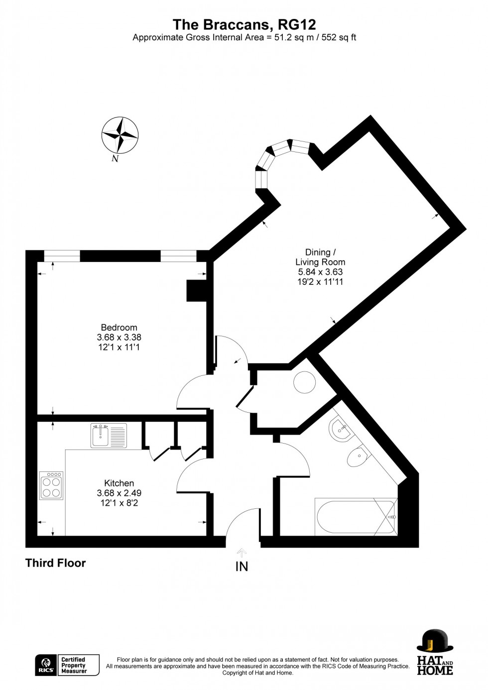 Floorplan for Bracknell, Berkshire