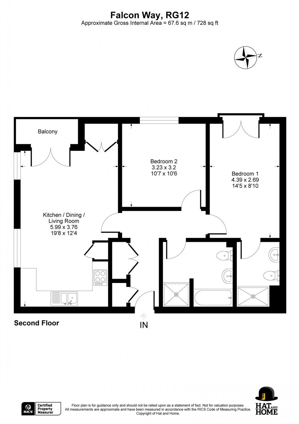 Floorplan for Bracknell, Berkshire