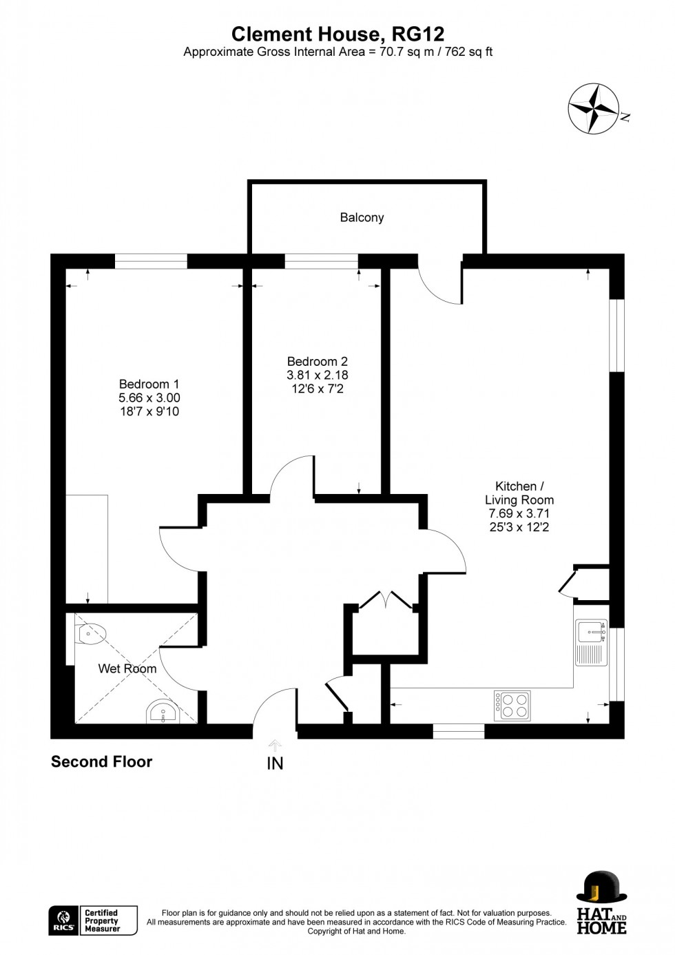 Floorplan for Bracknell, Berkshire