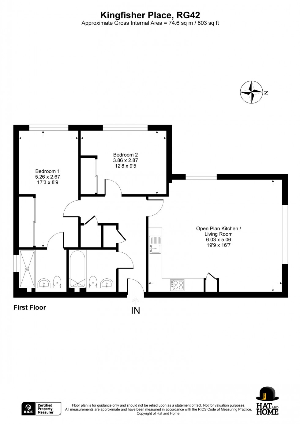 Floorplan for Bracknell, Berkshire