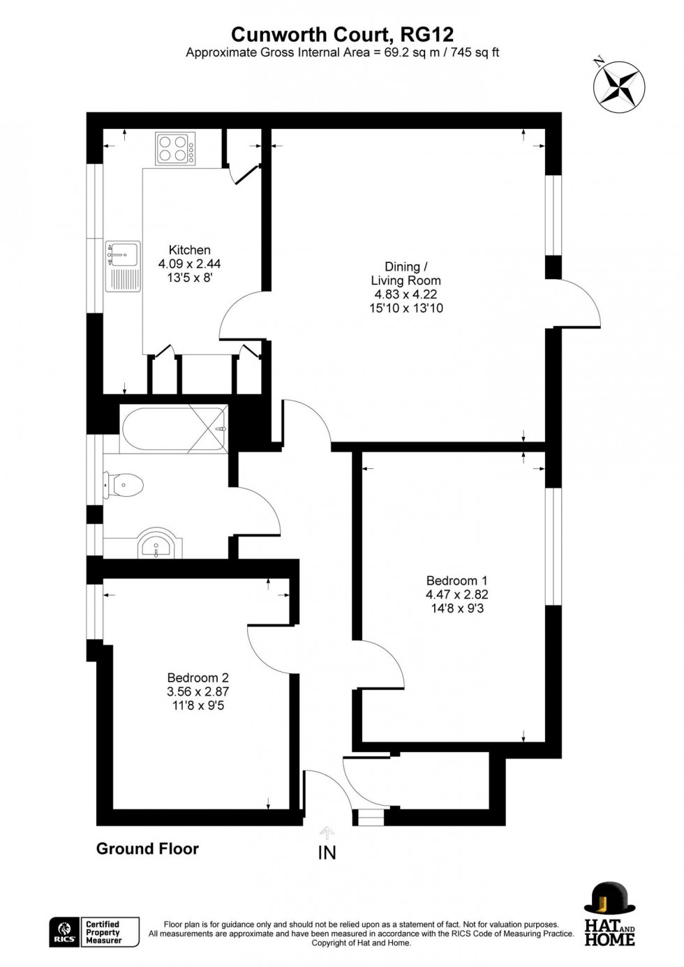 Floorplan for Bracknell, Berkshire