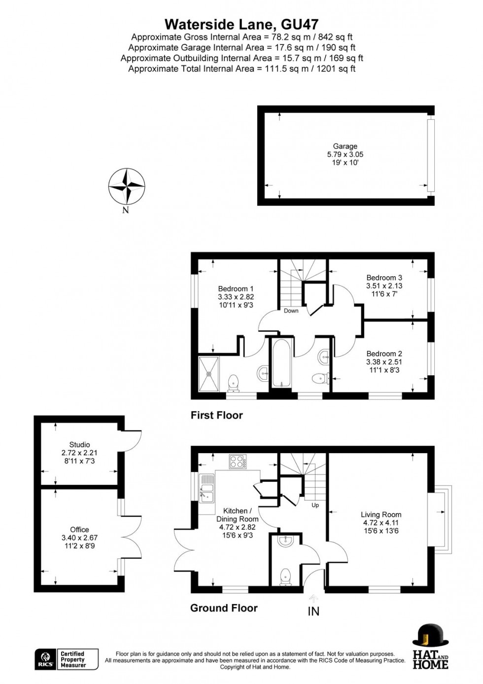 Floorplan for Sandhurst, Berkshire