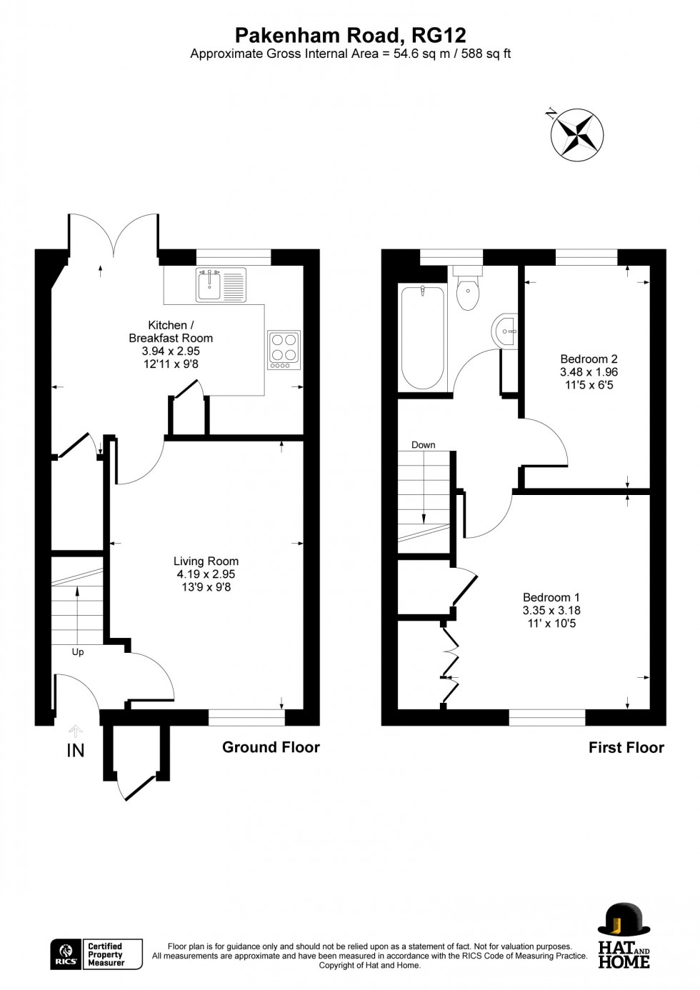 Floorplan for Bracknell, Berkshire