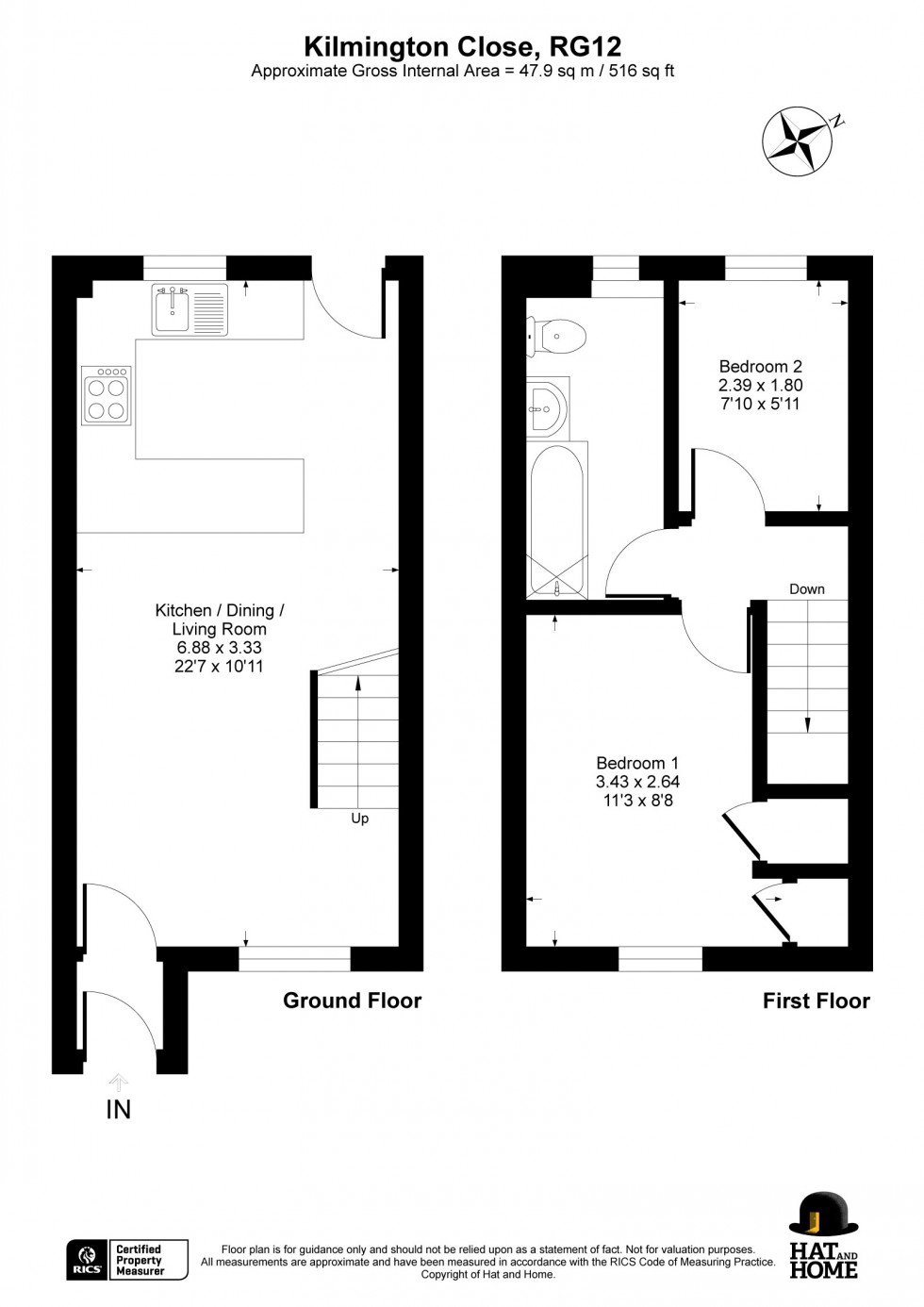 Floorplan for Bracknell, Berkshire