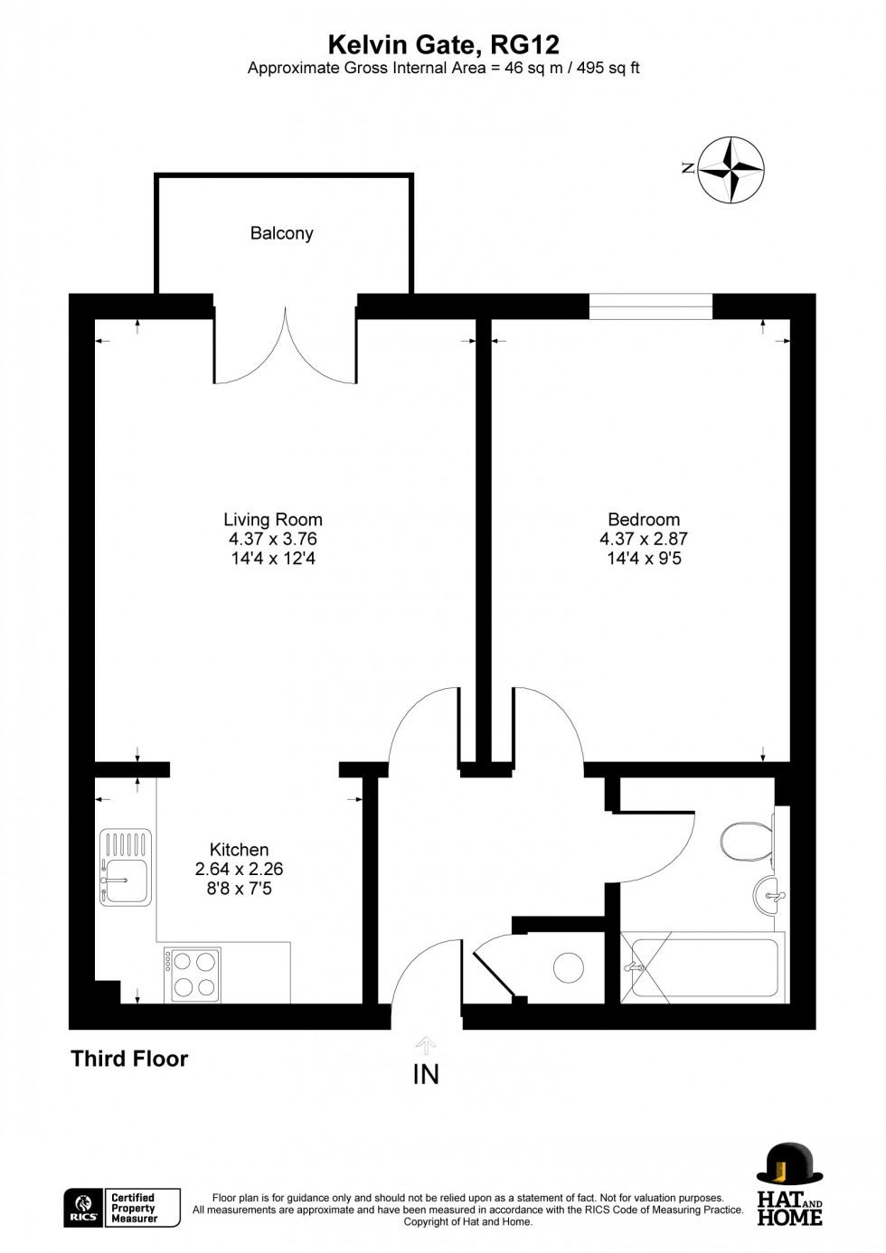 Floorplan for Bracknell, Berkshire