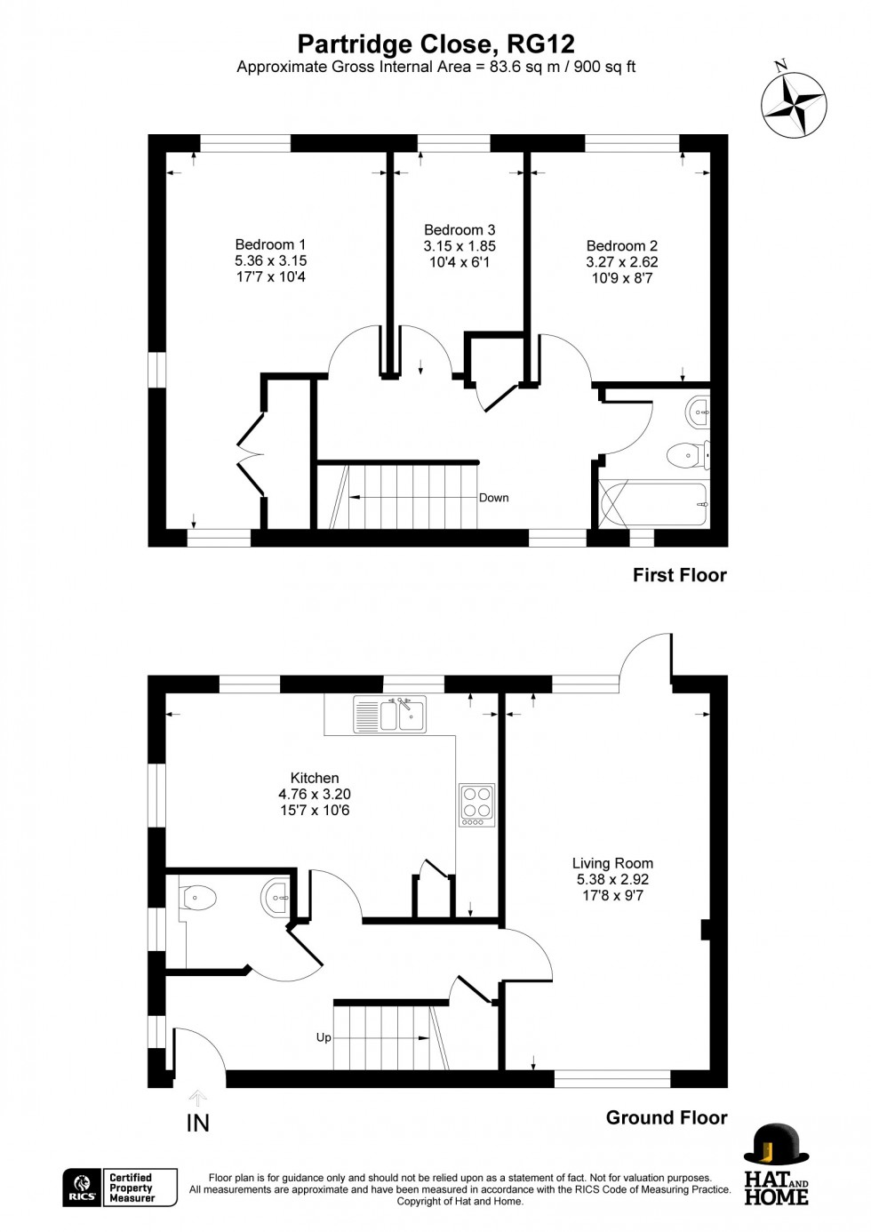 Floorplan for Bracknell, Berkshire