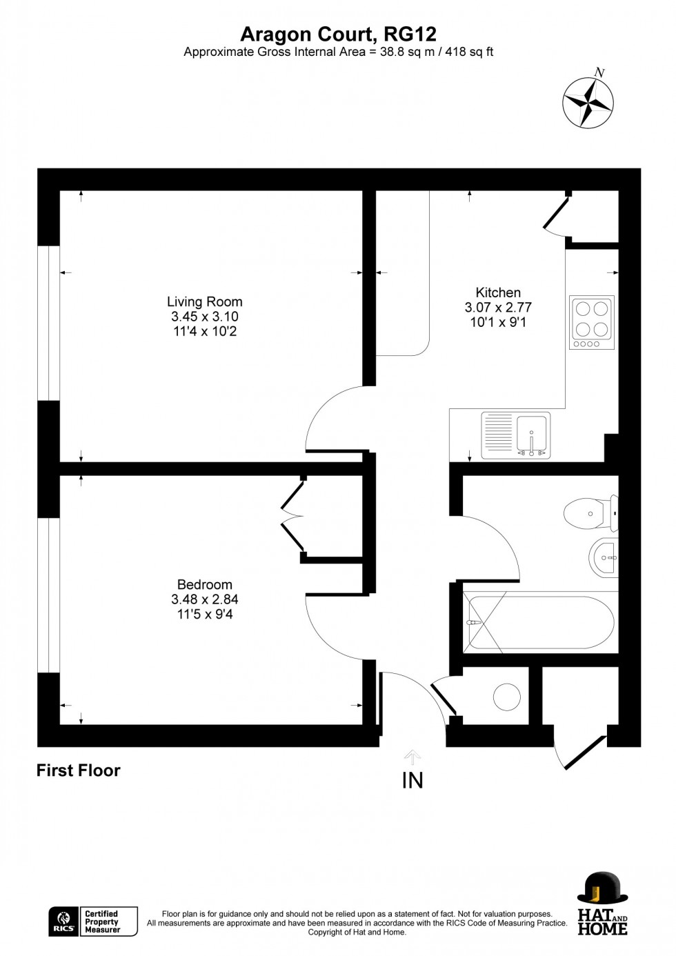Floorplan for Bracknell, Berkshire