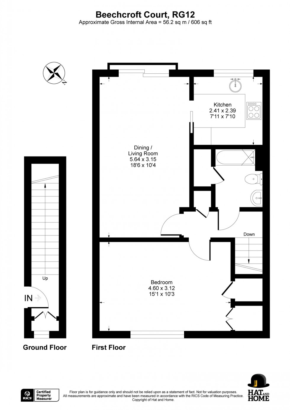 Floorplan for Bracknell, Berkshire