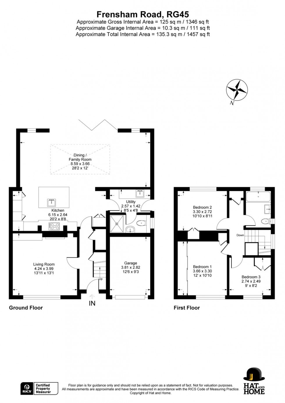 Floorplan for Crowthorne, Berkshire