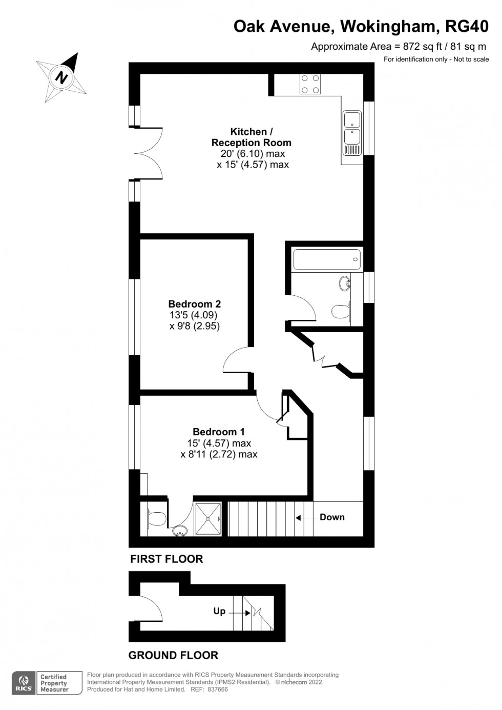Floorplan for Wokingham, Berkshire
