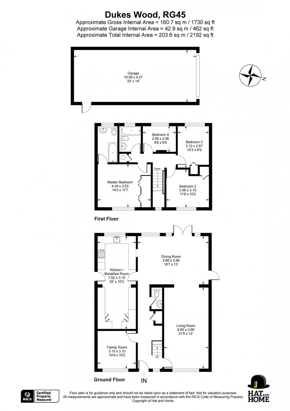 Floorplan for Crowthorne, Berkshire