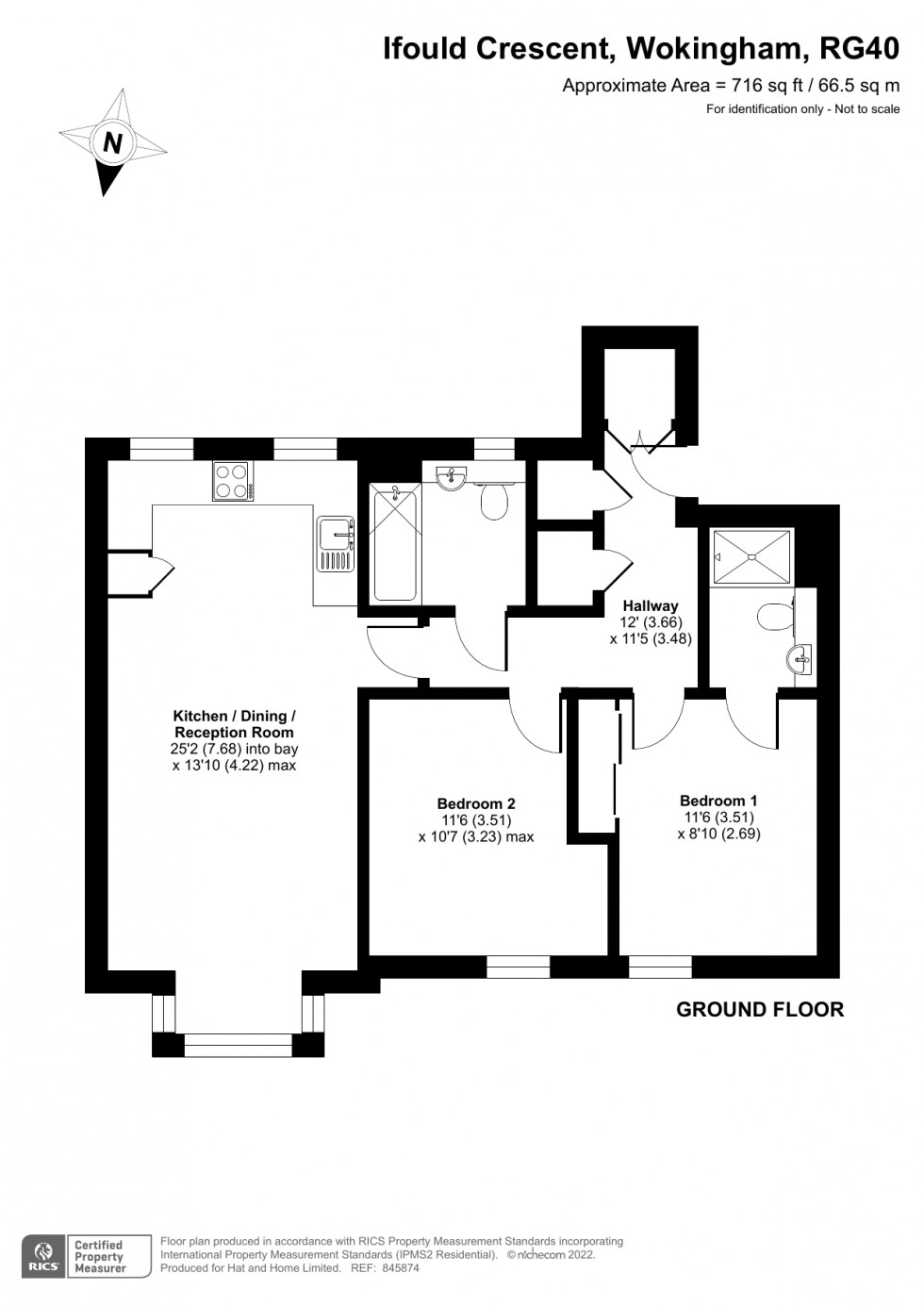 Floorplan for Wokingham, Berkshire