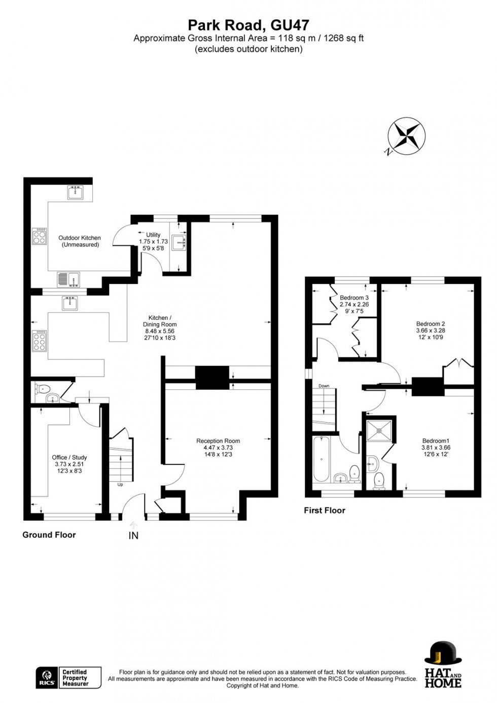 Floorplan for Sandhurst, Berkshire
