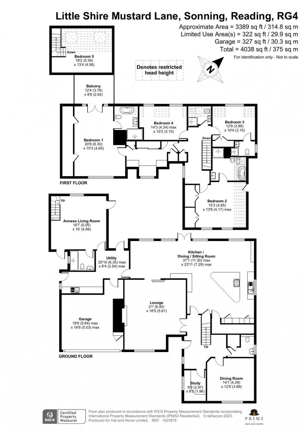 Floorplan for Sonning, Reading, Berkshire