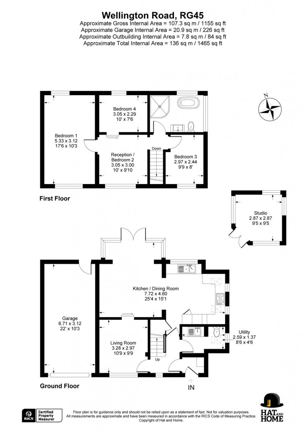 Floorplan for Crowthorne, Berkshire