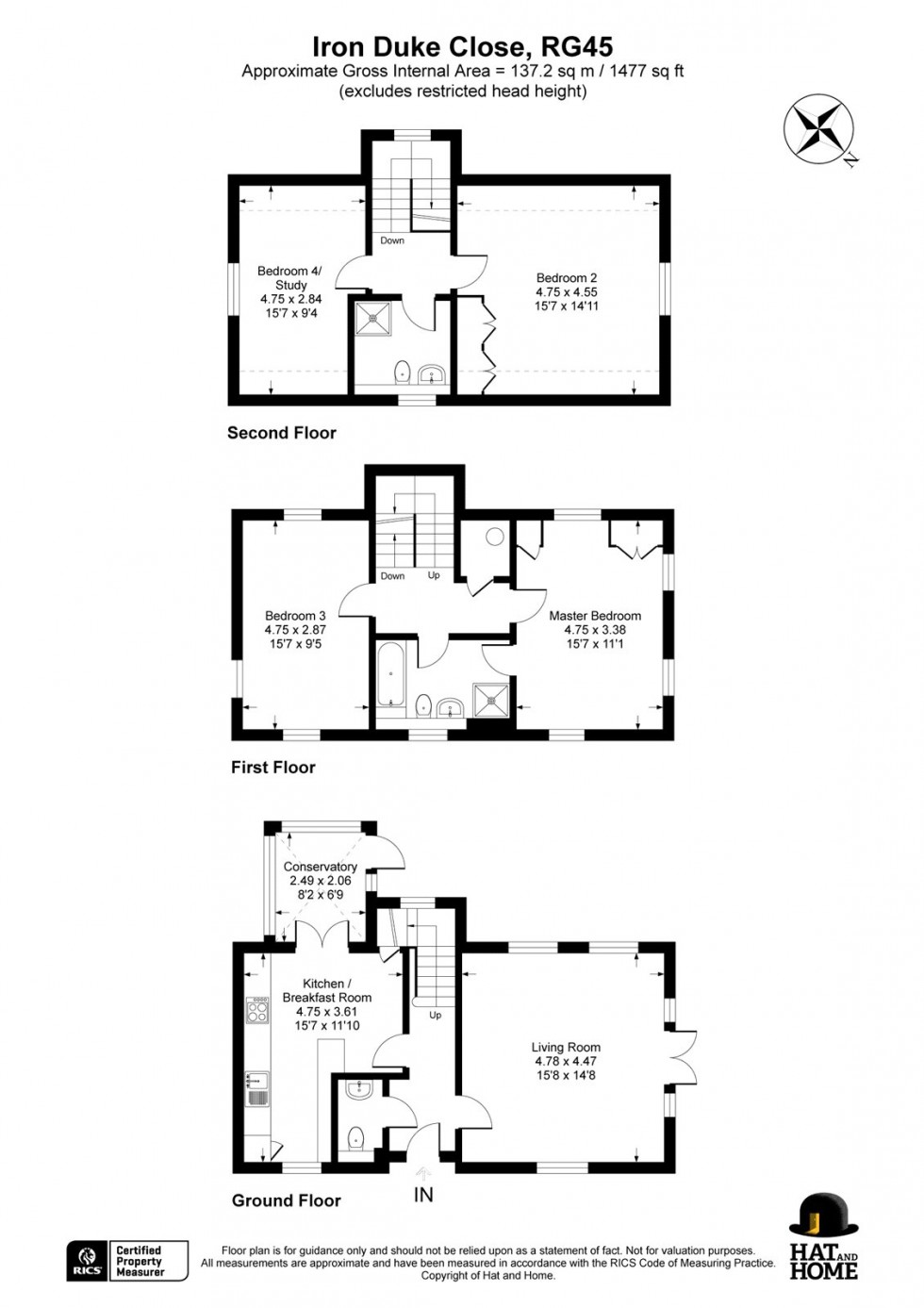 Floorplan for Crowthorne, Berkshire