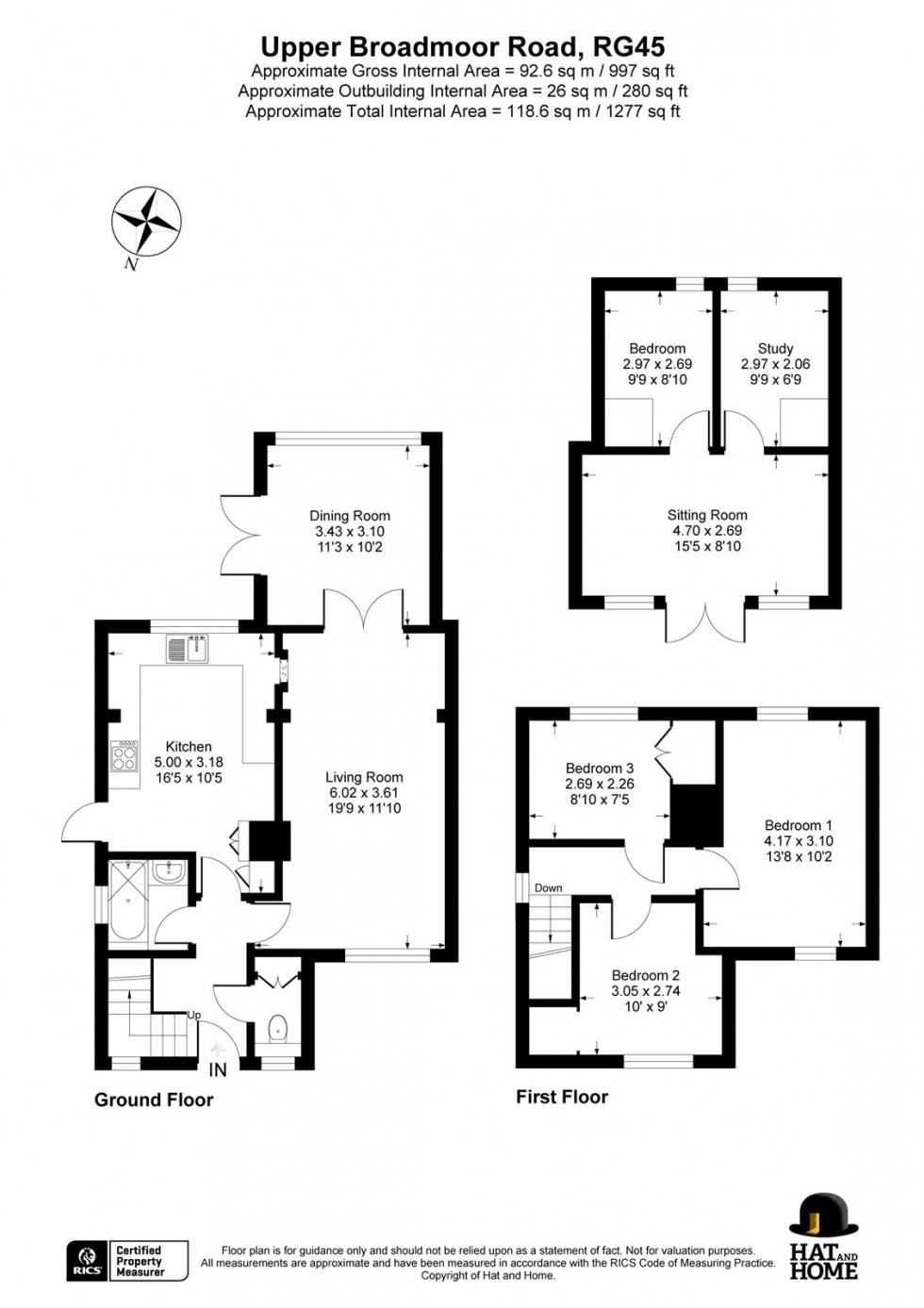 Floorplan for Crowthorne, Berkshire