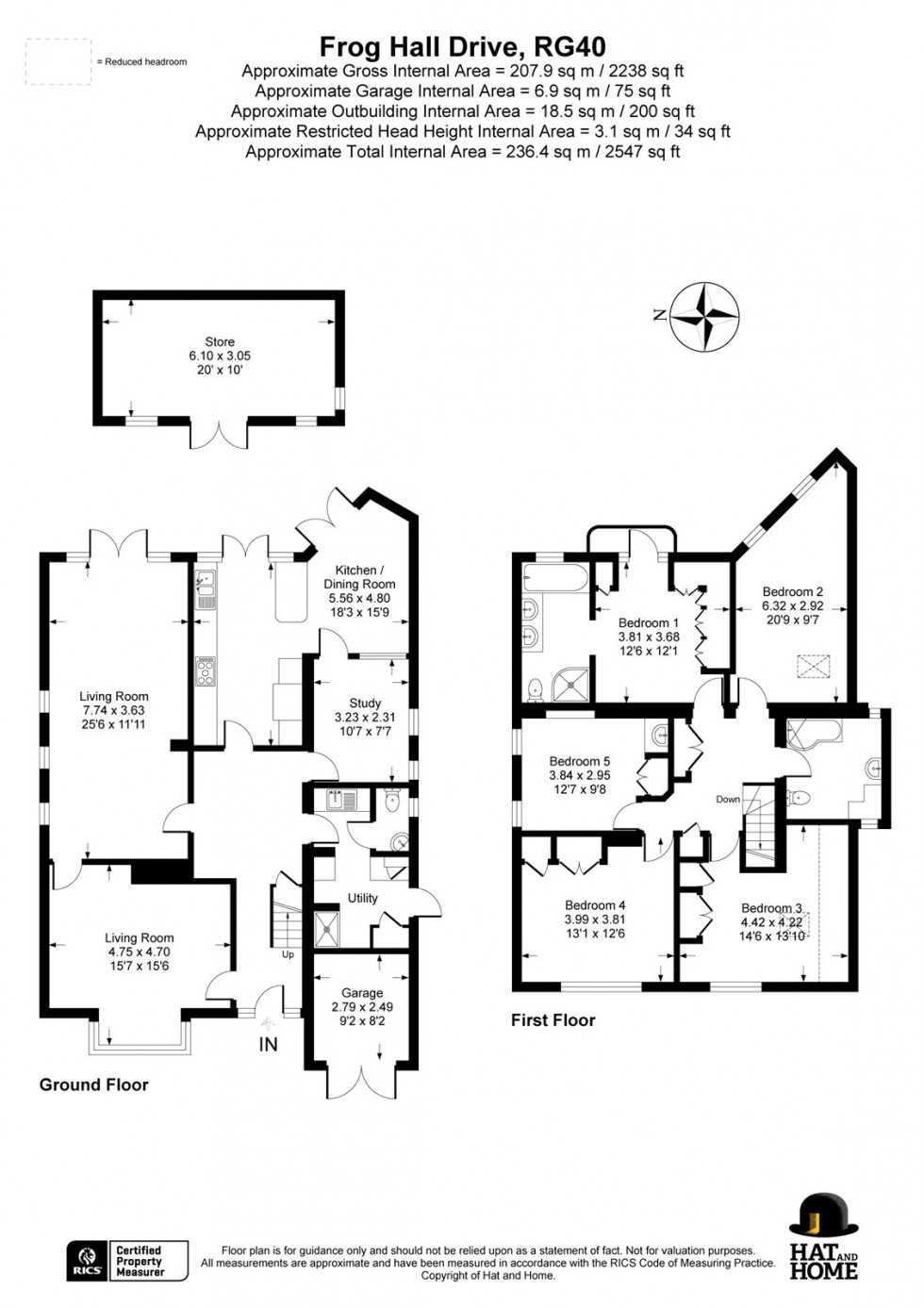 Floorplan for Wokingham, Berkshire