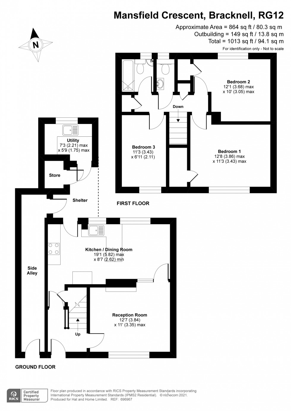 Floorplan for Bracknell, Berkshire