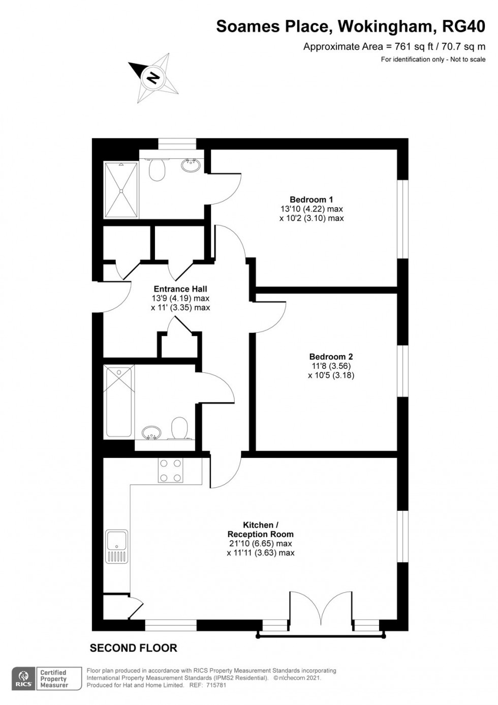Floorplan for Wokingham, Berkshire