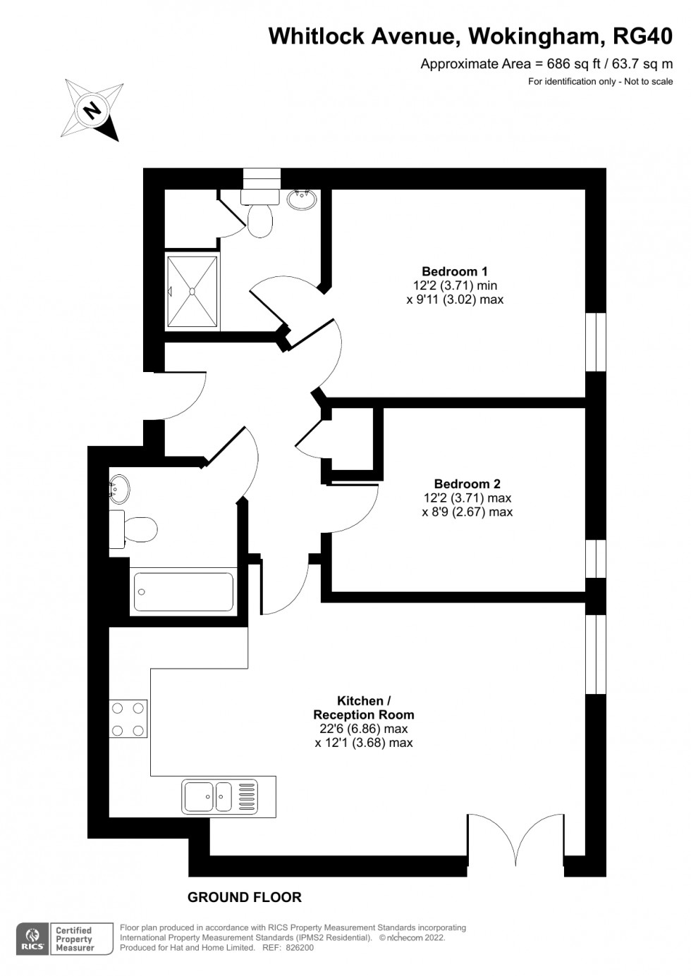 Floorplan for Wokingham, Berkshire