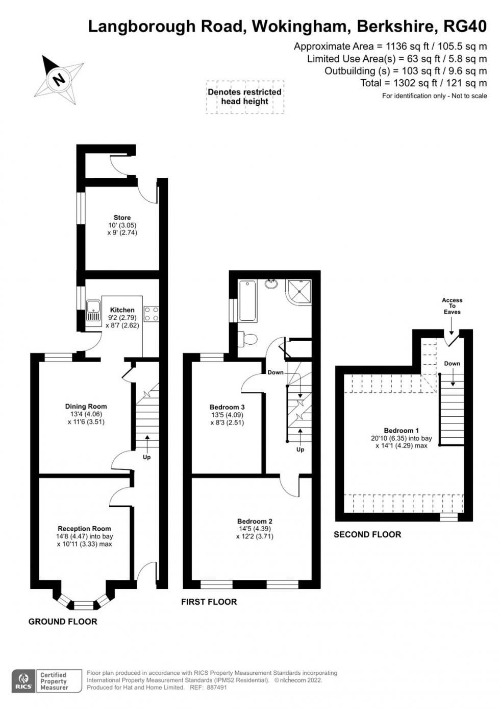 Floorplan for Wokingham, Berkshire
