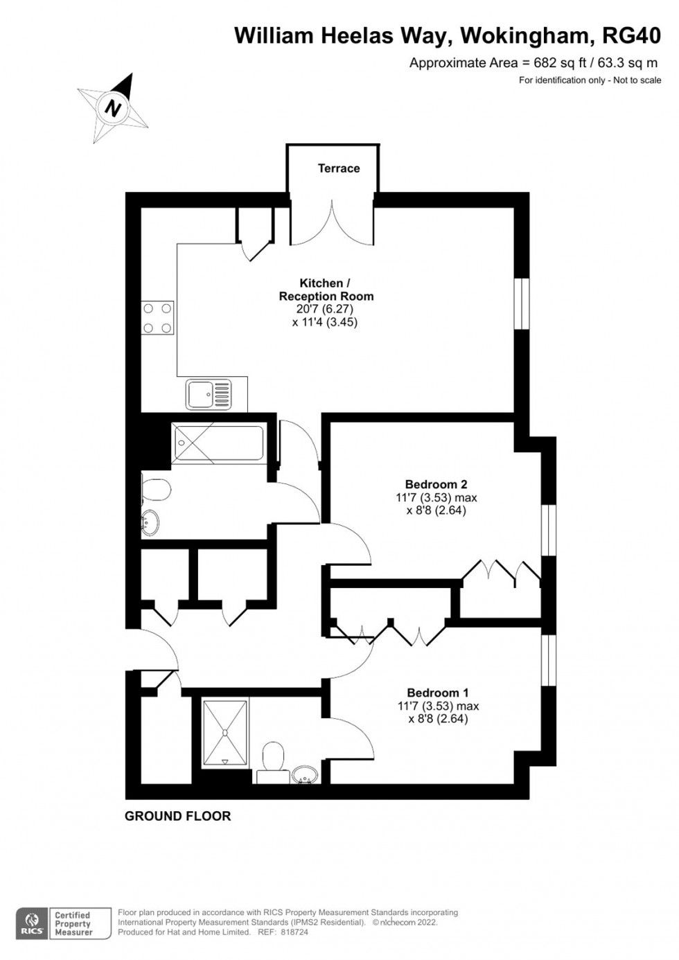 Floorplan for Wokingham, Berkshire