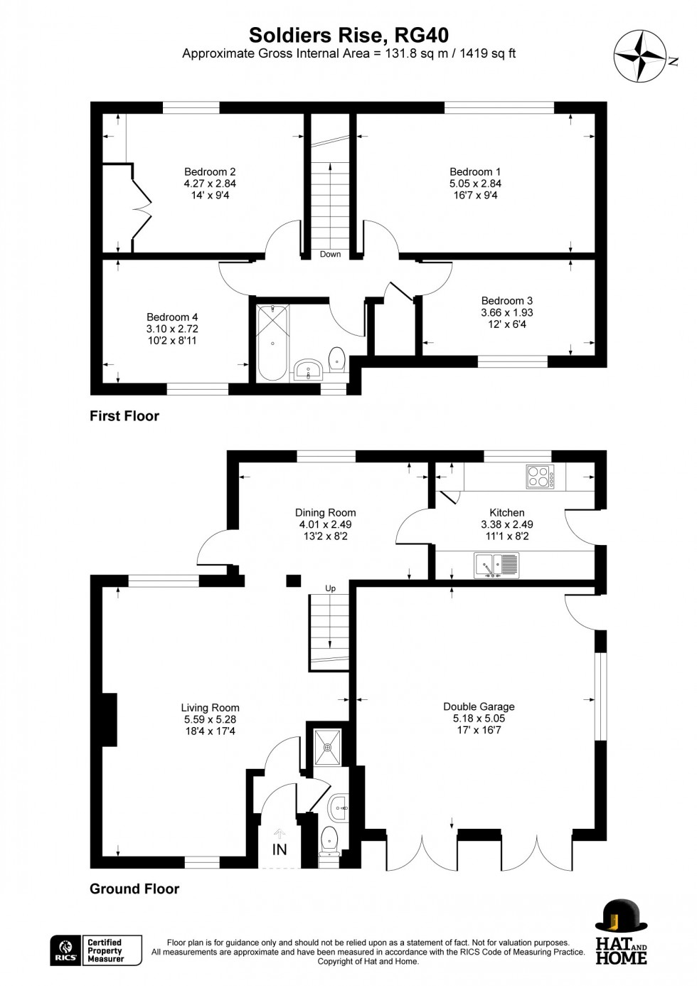 Floorplan for Finchampstead, Wokingham, Berkshire