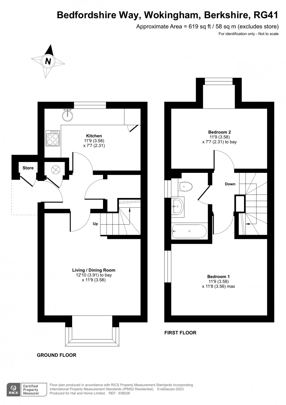 Floorplan for Wokingham, Berkshire