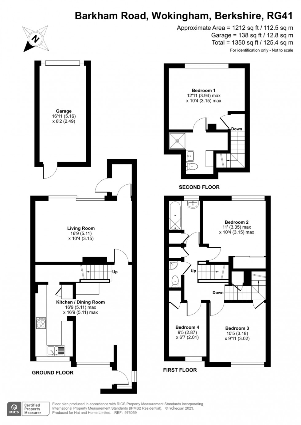 Floorplan for Wokingham, Berkshire