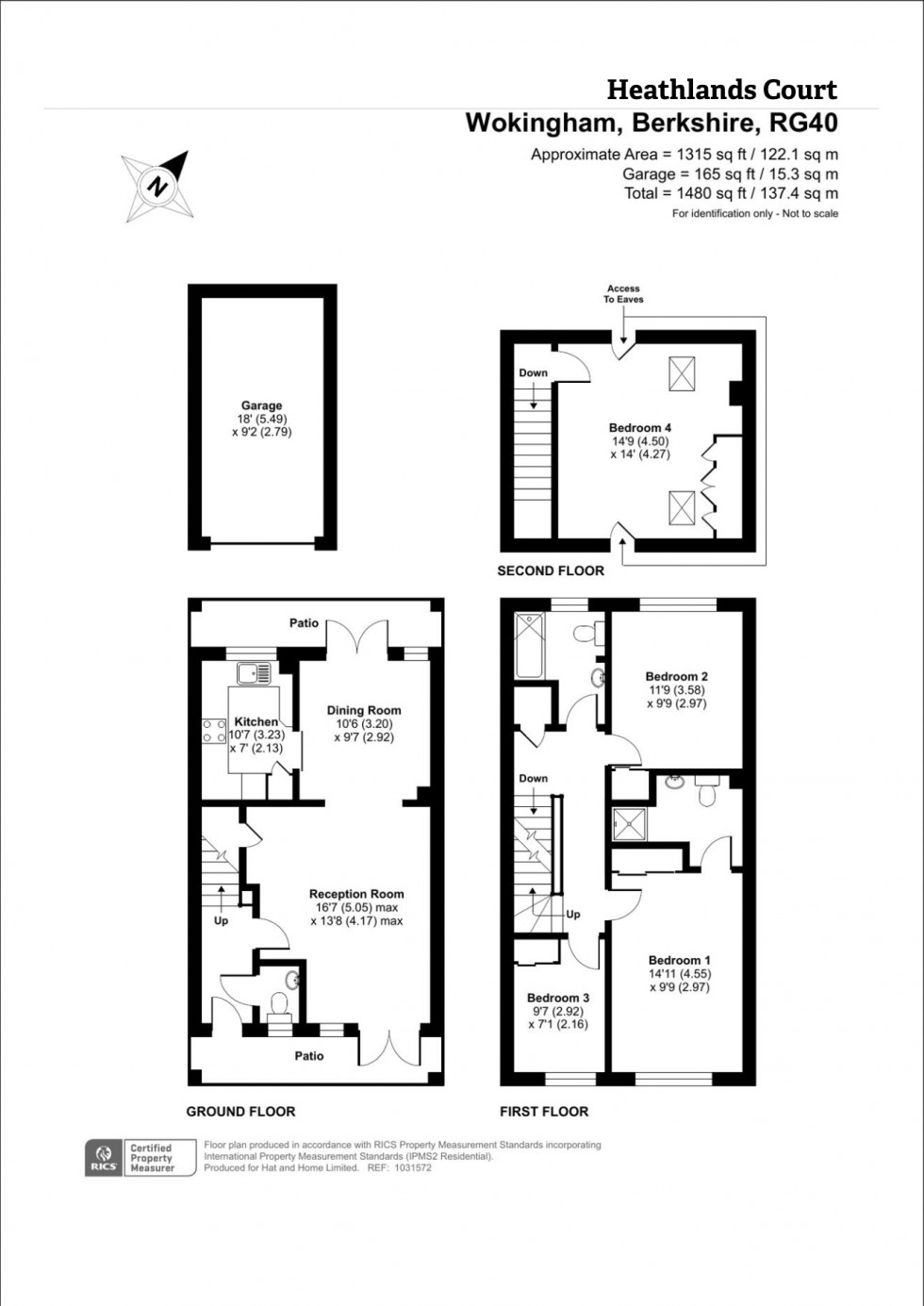 Floorplan for Wokingham, Berkshire