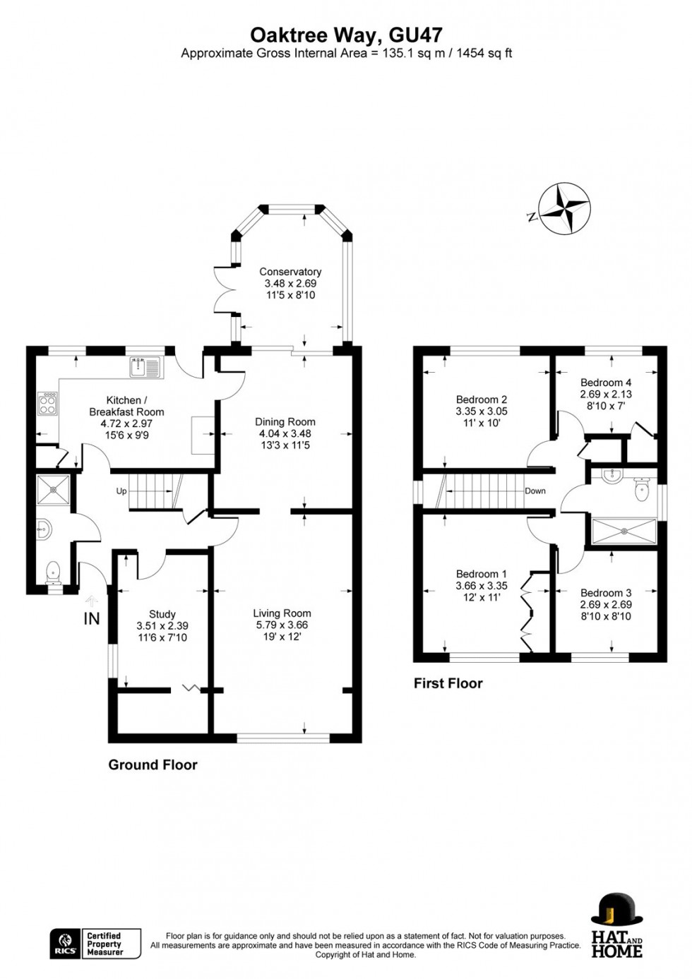 Floorplan for Sandhurst, Berkshire