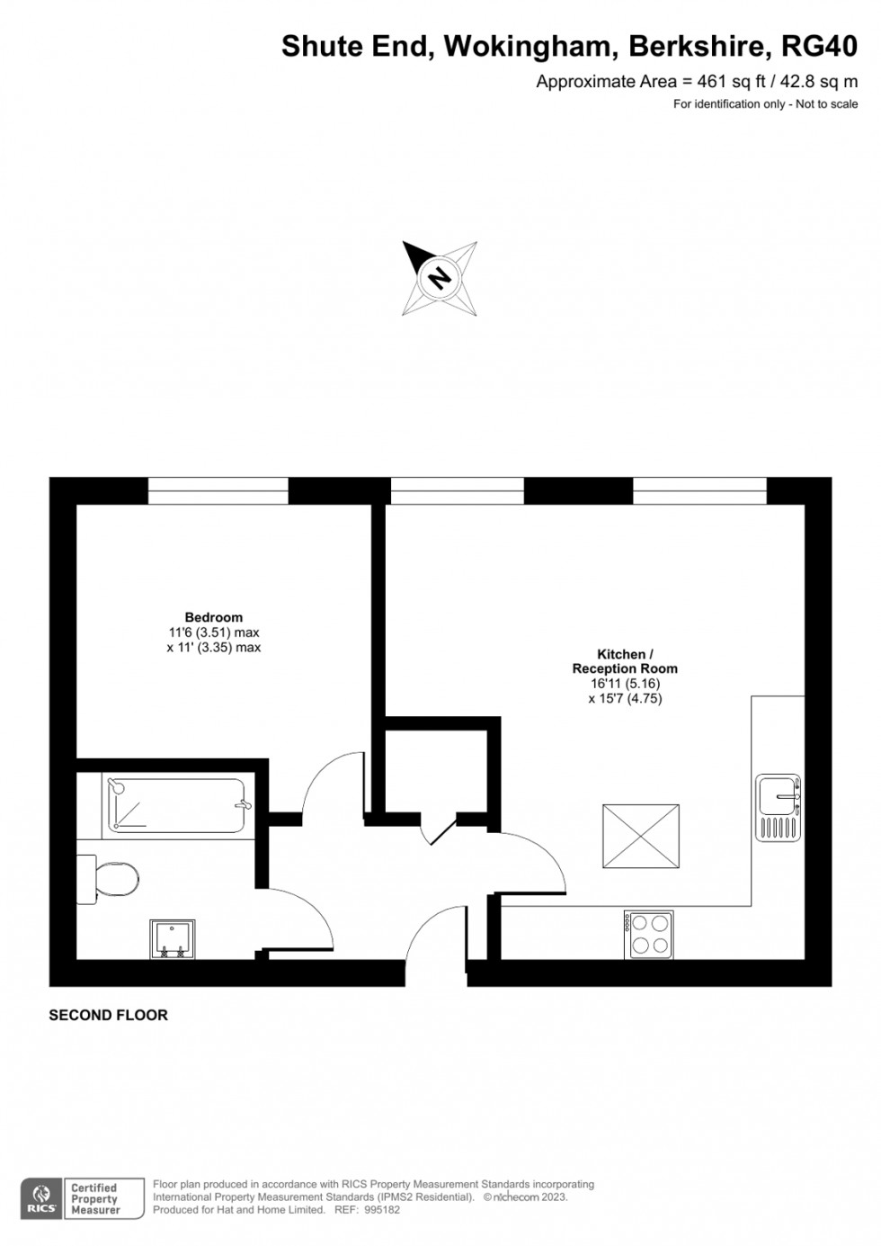 Floorplan for Wokingham, Berkshire